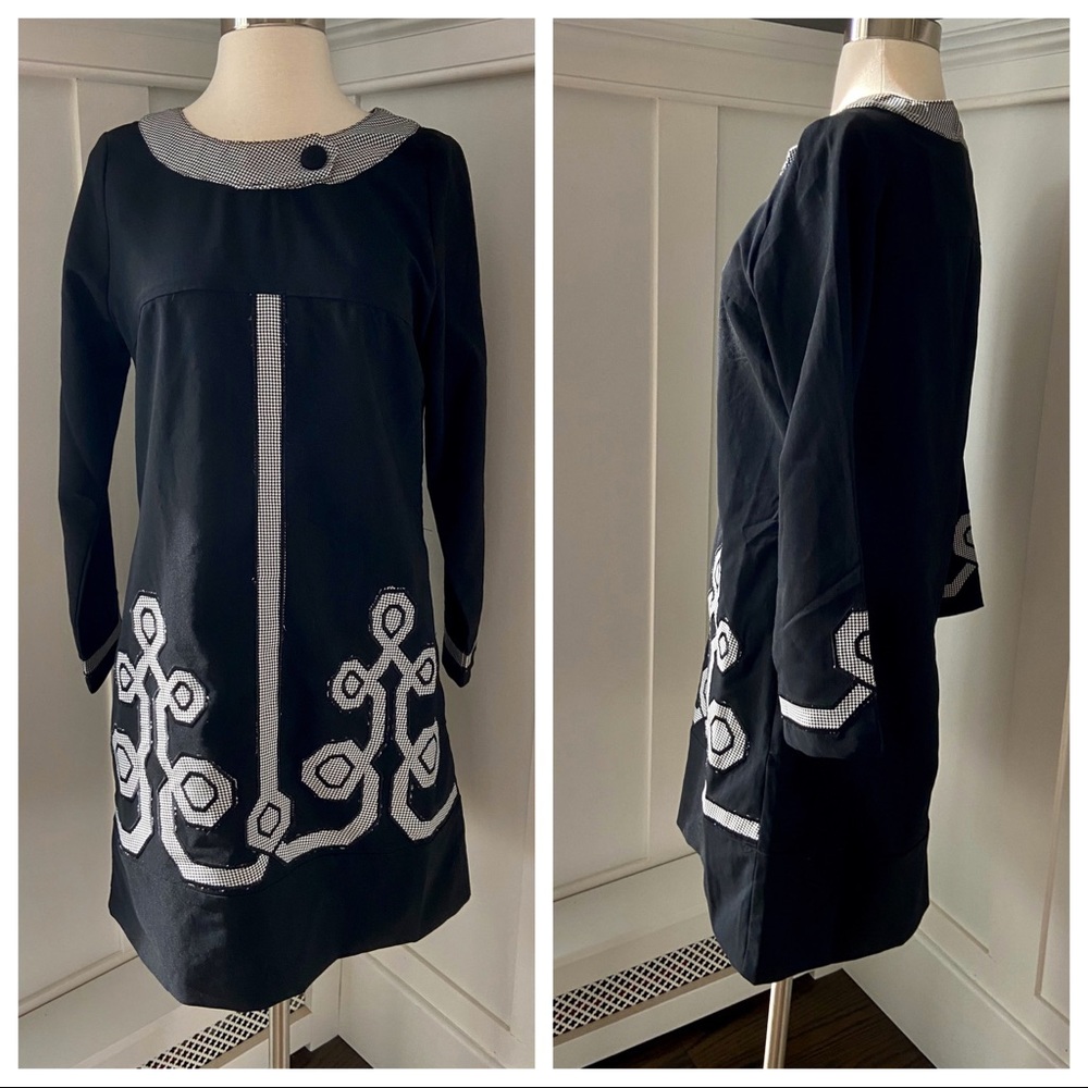Freestyle Black White Dress NWT